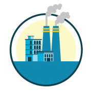 icon of storage buildings