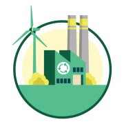 Icon of power station